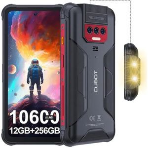 Cubot KingKong 8 Smartphone 12go 256go-batterij Van 10600 Mah (18W)- Android 13-Screen "Hd + Camera 48mp + 16mp-Nfc/Otg