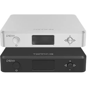 TOPPING D50 III Desktop HiFi DAC Decoderen Hi-Res Audio dual ES9039Q2M PCM768 DSD Bluetooth 5.1 LDAC Afstandsbediening