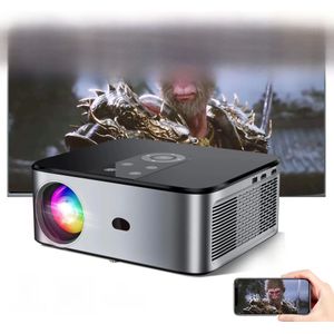 HORLAT 25000 lumen Android 4K LED-projector 3D Cinema Full HD 1080P Video Home Theater Auto Keystone 5G WiFi draagbare projector
