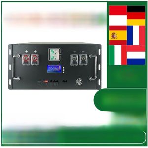 LiFePO4 Batterij 48V 200Ah 10Kwh 16S BMS 51.2V 100Ah 120Ah 300Ah Lithium Batterij 6000+ Cycli KAN RS485 Voor Solar EU VOORRAAD