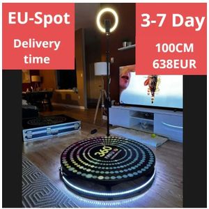 EU Goedkope 360 photo booth kraam cabine camera 60-115 cm 360 Photoboots automatische rotatie selfie machine rotatie video