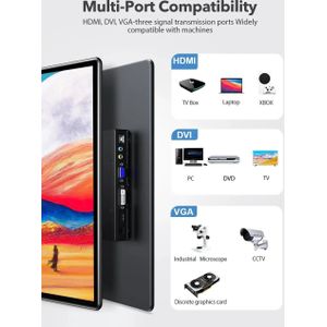 UPERFECT 15.6 Draagbare monitoren 1080P Touchscreen Gaming displays 60Hz IPS-monitoren voor PS5/4/3 Switch Laptop PC Mac Xbox