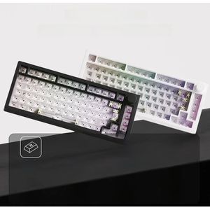 Akko MonsGeek M1 V5 Tri-mode mechanisch toetsenbord Barebone Kit VIA 75% 3/5 pins Aangepaste Hot Swap RGB Snelle demontage pakking