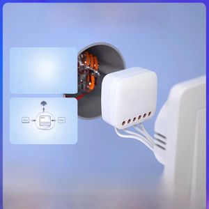 SONOFF S-MATE2 Extreme Switch Mate Lokale bediening Mechanische schakelaar Ondersteuning MINI-formaat Tweerichtings eWeLink-afstandsbediening via MINIR4