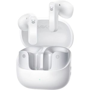 Baseus Bass BS1 NC -40dB Realtime Adaptive ANC Draadloze oordopjes Bluetooth 6.0 Semi-open oortelefoon LDAC Hi-Res Audio 6-Mic AI ENC