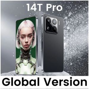 Nieuwe 14T Pro Originele Smartphone 7.3inch Mobiele Telefoon 8000mAh Android 4G 5G Dual Sim-kaart Mobiele telefoons Global Versie Mobiele Telefoons