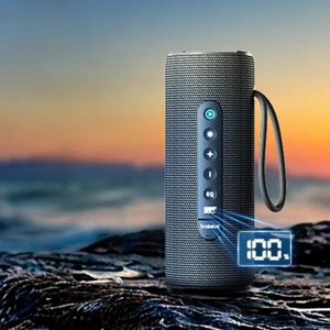 Baseus AeQur 30 Air draagbare draadloze luidspreker Bluetooth 5.3 TWS-koppeling Digitaal display 15 uur audioweergave Camping-klankkast IPX5