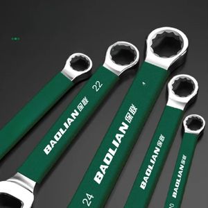 BaoLian Duurzame Moersleutel 8-30mm Pruimenbloesems Open Combinatiesleutel Tweeweg Dubbele Snelle Moersleutel Auto Reparatie Tools