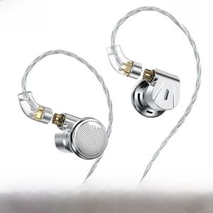 TRN EMX 14.2mm Dynamische Vlaggenschip Oortelefoon Monitor Hoofdtelefoon Annuleren Audiofiele Metalen Platte Headset Oordopjes 3.5/2.5/4.4