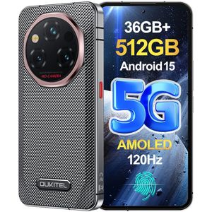 OUKITEL WP210 Android 15 robuuste telefoon 36 GB (12+24) 512 GB 6,7'' 120 Hz AMOLED 8800 mAh 45 W 108 MP 5G NFC Vingerafdrukscanner onder het scherm