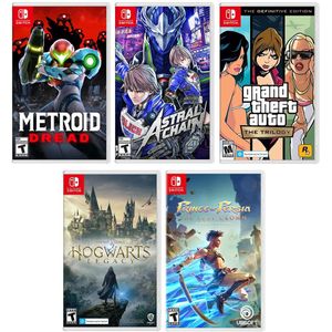 Juegos Nintendo Switch Games Ofertas Metroid Dread Astral Chain GTA Grand Theft Auto Hogwarts Legacy Xenoblade 3Prince Persia