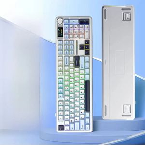 AULA F108 Pro Gaming mechanisch toetsenbord Tri-modus Aangepast multi-knopscherm RGB Esports draadloos toetsenbord met TFT Smart Display