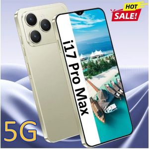 HOT NIEUWE i17 Pro Max Originele Mobiele Telefoons 2026 Global Versie 7.0 inch 5G Dual Sim Smartphone 8000 mAh Android 15 Mobiele Mobiele Telefoons