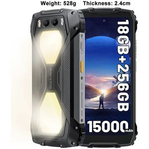 BLACKVIEW BV7300 [Geen EU-oplader] 18GB (6 + 12) 256GB 15000mAh 45W Snelladen 6,67" Android 14 Smartphone