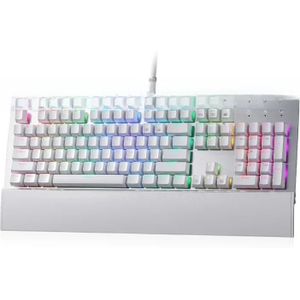 Redragon K550 RGB Gaming 104 toetsen + 12 Macro G-toetsen Bedraad mechanisch en polssteuntoetsenbord