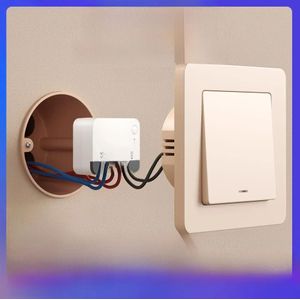 Sonoff ZBMINIR2 - Slimme Zigbee 3.0 Schakelaar, Compatibel met Home Assistant, Zigbee Router, Compact Design