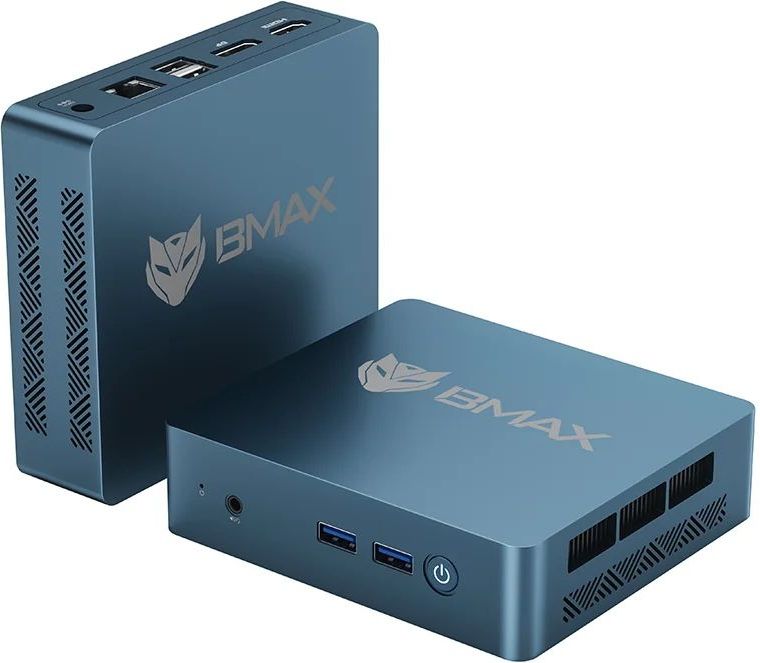 BMAX B2 Power - Mini-PC - Intel 5205U - 8 GB DDR4 - 256 GB NVMe SSD - Windows 11 Pro - 4K-graphic