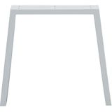 Witte trapezium tafelpoot 72 cm