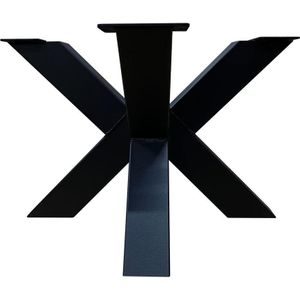 Stalen matrix zwart spinpoot 50 bij 50 cm en hoogte 40 cm  (8 x 8 cm)