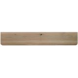 Wandplank eiken 140 bij 20 cm van 3 cm dik massief hout met verjongde facetrand - Zwevend te monteren