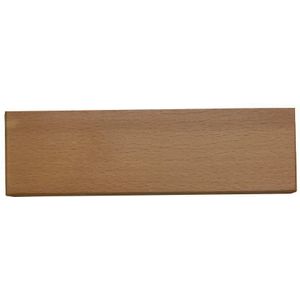 Rechthoekige blanke houten meubelpoot 4,5 cm