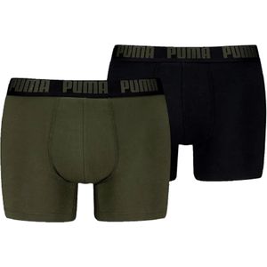 Puma everyday basic 2-pack boxers in de kleur groen.