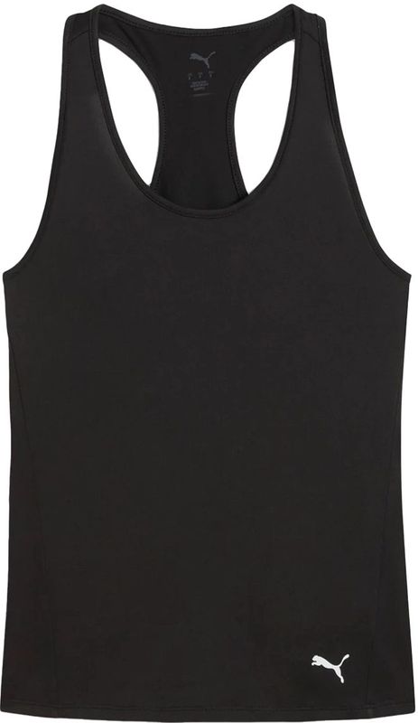 Puma tad essential racerback tanktop in de kleur zwart.