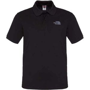 The north face piquet polo in de kleur zwart.