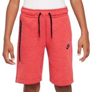 Nike - Tech Fleece Short - Rood - Korte Broeken