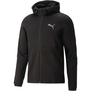 Puma evostripe full-zip hoodie in de kleur zwart.