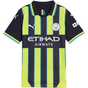 Manchester city fc away jersey replica in de kleur marine.