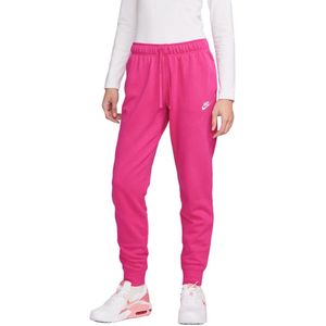 Nike sportswear club fleece joggingbroek in de kleur rood.
