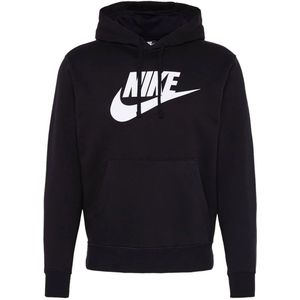 Nike club fleece hoodie in de kleur zwart.