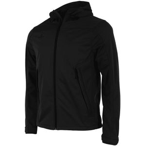 Stanno prime softshell jack in de kleur zwart.