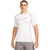 Nike pro dri-fit trainingsshirt in de kleur wit.