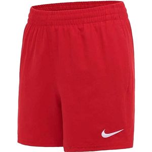 Nike 4 volley zwemshort in de kleur rood.