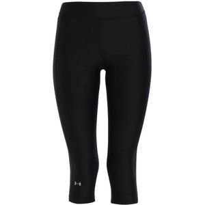 Under armour heatgear armour capri in de kleur zwart.