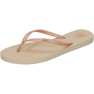 Reef seaside twist golden hour teenslipper in de kleur roze.