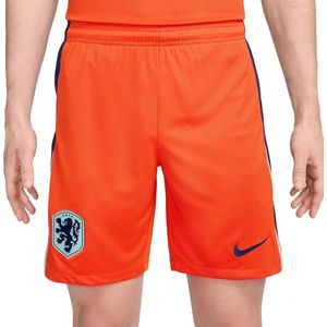 Nederlands elftal dri-fit thuisshort in de kleur oranje.