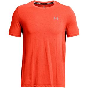 Under armour vanish seamless t-shirt in de kleur oranje.