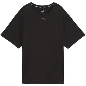 Puma fit oversized t-shirt in de kleur zwart.