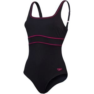 Speedo eco contoureclipse shaping 1p in de kleur zwart.