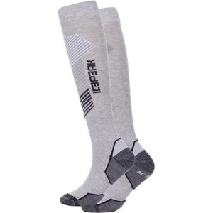 Icepeak itasca skisokken in de kleur grijs.