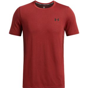 Under armour vanish seamless ss in de kleur oranje.