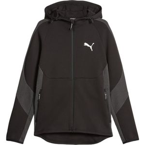 Puma evostripe full-zip hoodie in de kleur zwart.