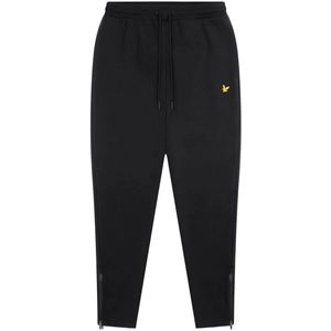 Lyle & scott fly fleece trainingsbroek in de kleur zwart.