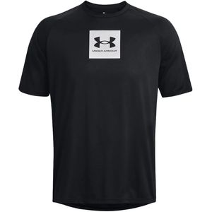 Under armour tech print fill t-shirt in de kleur zwart.