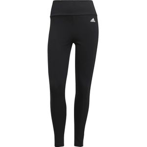 Adidas designed to move high-rise 3-stripes 7/8 sport legging in de kleur zwart.