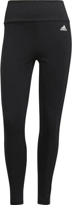 Adidas designed to move high-rise 3-stripes 7/8 sport legging in de kleur zwart.