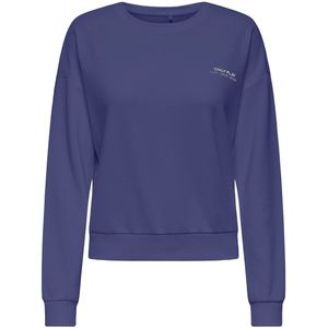 Only Play - Mae Life - Sweater - Donkerblauw - Regular Fit